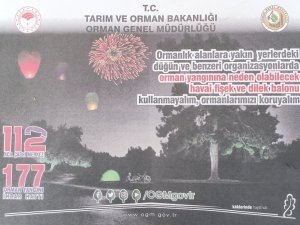 Köyceğiz’de Orman Yangınlarına Broşürlü Uyarı