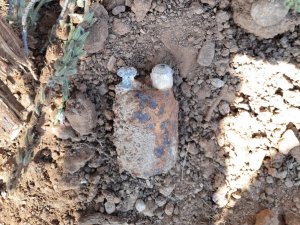 Manisa’da Milli Mücadele Dönemine Ait El Bombası Bulundu