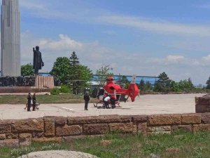 Kalp Krizi Geçiren Hasta Helikopterle Sevk Edildi