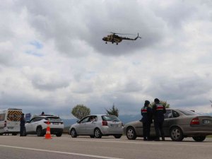 Aksaray Jandarmadan Hava Destekli Denetim