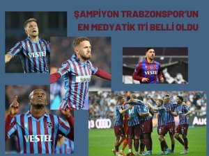 Şampiyon Trabzonspor’un En Medyatik 11’i Belli Oldu