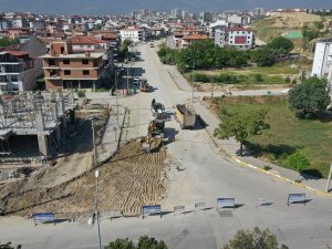 Merkezefendi’de Sıcak Asfalt Çalışmaları Devam Ediyor