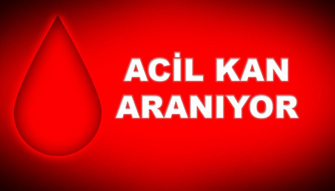 Rize'de Acil Kan Aranıyor