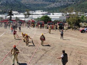 Mersin’de Orman Yangın Ekipleri Tatbikatlara Başladı