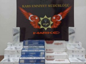 Kars’ta Kaçak Sigara Ele Geçirildi