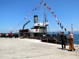 Nusret Mayın Gemisine Mudanya’da Ziyaretçi Akını