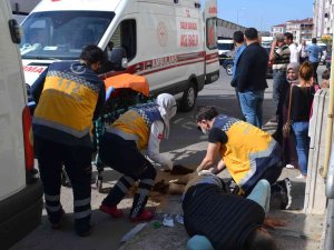 Motosikletten Bir Anda Ateş Açıldı, Kanlar İçinde Kaldı