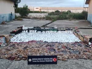 Mersin’de 435 Kilogram Gümrük Kaçağı Nargile Tütünü Ele Geçirildi