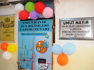 Umut Nayir, Cizre’de Bir Okula Fen Laboratuvarı Kazandırdı