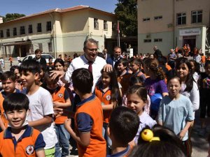 Başkan Çerçi İlkokul Öğrencileriyle Buluştu