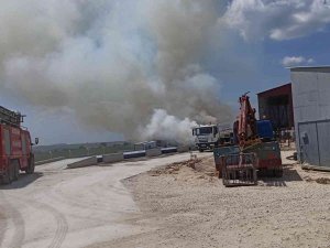 Keşan’daki Biyokütle Enerji Santrali’nde Korkutan Yangın