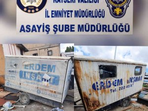 İ̇nşaattaki Konteyneri Çaldılar