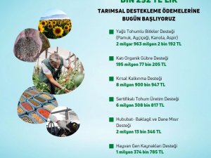 Bakan Kirişci, 6 Farklı Kalemde 3 Milyar 176 Milyon Liralık Destek Ödemelerinin Başladığını Bildirdi