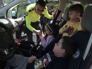 İ̇nebolu’da Minikler Hem Eğlendi Hem De Trafik Eğitimi Aldı