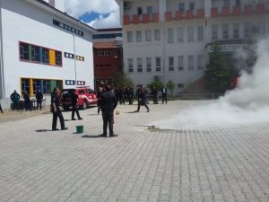 Öğrencileri Heyecanlandıran Tatbikat