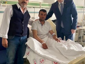 Milletvekili Koçer’den Pençe Kilit Gazisine Hastanede Ziyaret