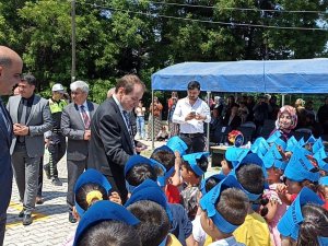 Anaokuluna Trafik Eğitim Parkuru Açıldı