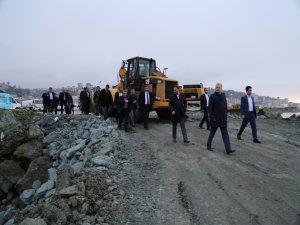 Külliye Projesi'nin Deniz Dolgusu Başladı