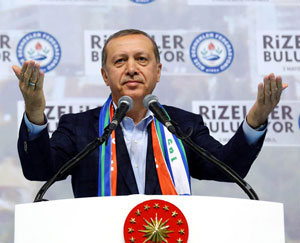 Rizelilerden Erdoğan’a Sevgi Gösterisi