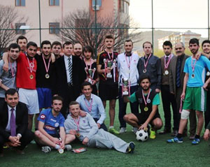 Öğrenciler Arası Futbol Turnuvasında Makine Mühendisliği Şampiyon Oldu