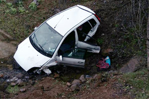 Gümüşhane'de Trafik Kazası 4 Yaralı