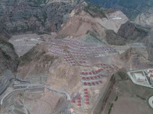 Baraj Suları Altında Kalacak Olan Tekkale Köyünün Yerine İnşa Edilen Yeni Köyün Yüzde 84’ü Tamamlandı