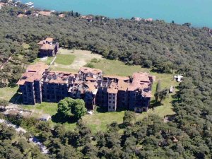 Büyükada Rum Yetimhanesi, Restorasyon Çalışmaları Öncesi Havadan Görüntülendi
