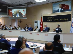 Kktc Cumhurbaşkanı Tatar, Büyükşehir Meclisine Hitap Etti