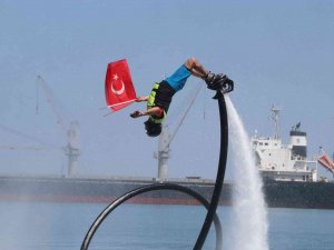 Flyboard Gösterisi Nefes Kesti