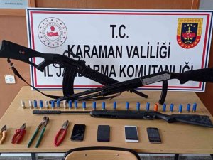 Karaman’da Kablo Hırsızlığı Şüphelisi Tutuklandı