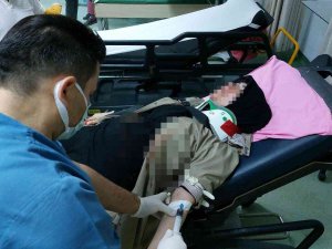 Samsun’da Otomobil Binanın Duvarına Çarptı: 1 Yaralı