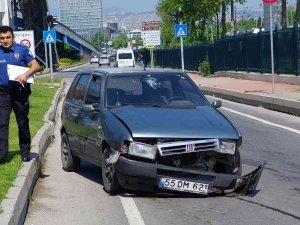 Tedavi İçin Hastaneye Giderken Kazada Yaralandı