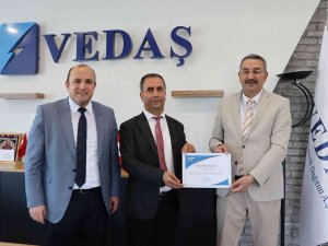 Sgk’dan Vedaş’a Teşekkür Belgesi