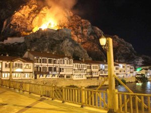 Amasya’da Tarihi Kızlar Sarayı’nda Yangın
