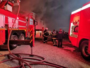 Kahramanmaraş’ta Fabrika Yangını