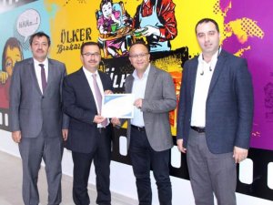 Biskot Bisküvi Fabrikasına Sgk İl Müdürlüğünden Teşekkür Belgesi