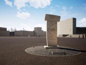 Göbeklitepe’nin Dikili Taşı Dünya Kupası’nda Sergilenecek