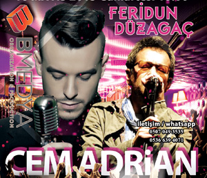 Cem Adrian ile Feridun Düzağaç’tan Rize’de Konser