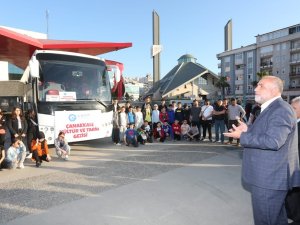 Başkan Sandıkçı Öğrencileri Çanakkale’ye Uğurladı