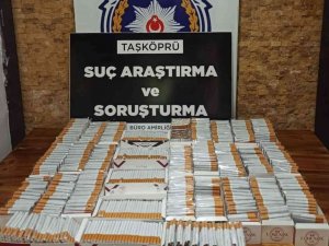 Kastamonu’da 6 Bin 160 Adet Dolu Makaron Yakalandı