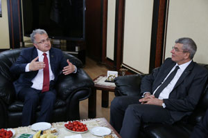 Bakan İpek ve Cumhurbaşkanlığı Genel Sekreteri Kasırga’dan Başkan Kasap’a Ziyaret