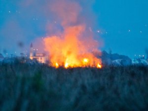 Kızılırmak Deltası’nda Çıkan Yangın Büyümeden Söndürüldü