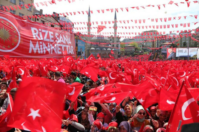 Baba ocağında Erdoğan'ı mest eden manzara