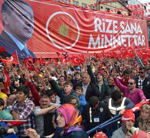 Rize'de Cumhurbaşkanı Erdoğan Coşkusu FOTO GALERİ