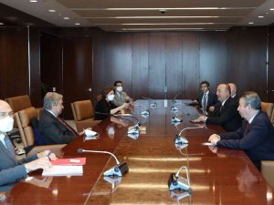 Dışişleri Bakanı Çavuşoğlu, Bm Genel Sekreteri Guterres İle Görüştü