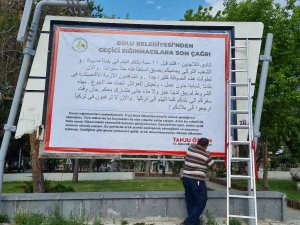 Başkan Özcan’dan “Bolu Belediyesi’nden Geçici Sığınmacılara Son Çağrı” İlanı