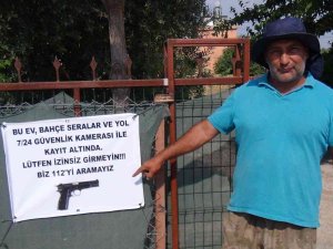 Hırsızlığa Karşı Tabanca Resimli, "Biz 112’yi Aramayız" Önlemi