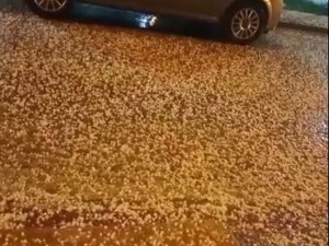 Mayısın Ortasında Dolu Yağışı Etkili Oldu