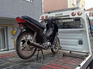Çalıntı Motosiklet Bulundu: 1 Gözaltı