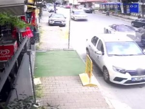 Kartal’da Lüks Otomobilin Çarptığı Motosikletli 15 Metre Sürükledi